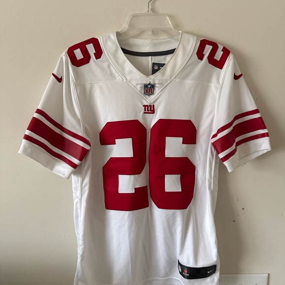 Nike White and Red Men's Jersey
